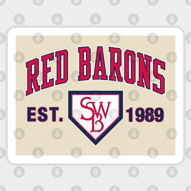 Scranton/Wilkes-Barre Red Barons Sticker by Tee Arcade